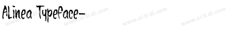 Alinea Typeface字体转换